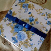 Caixinha padrinhos azul, estou vendendo - 1
