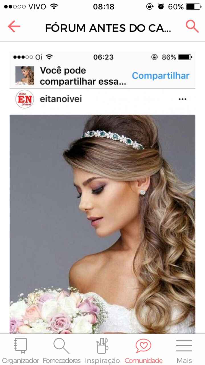 Penteado para vestido princesa 👸🏻 - 1