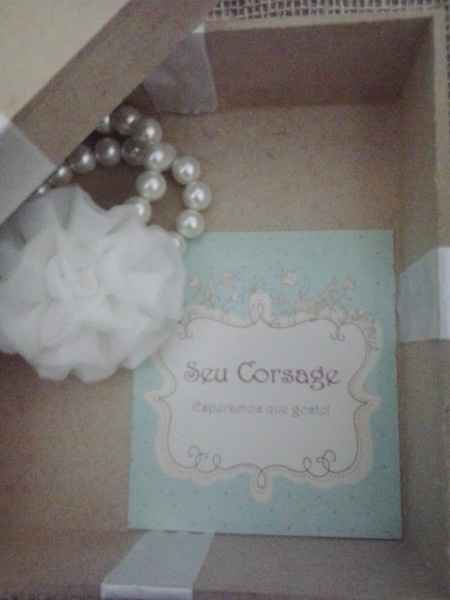 Corsage madrinha