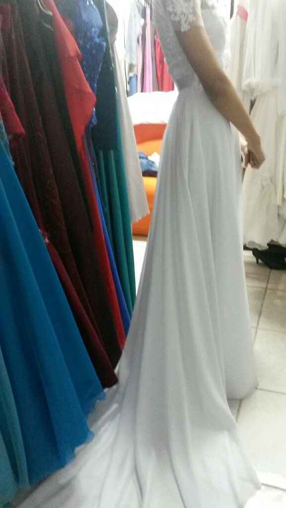 Primeira prova do vestido - 2