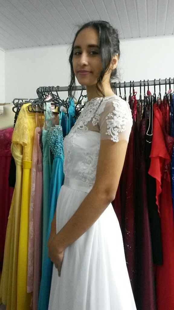 Primeira prova do vestido - 4