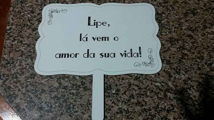 Minhas plaquinhas para cerimônia e cadeira dos noivos! Venham ver!!! - 3