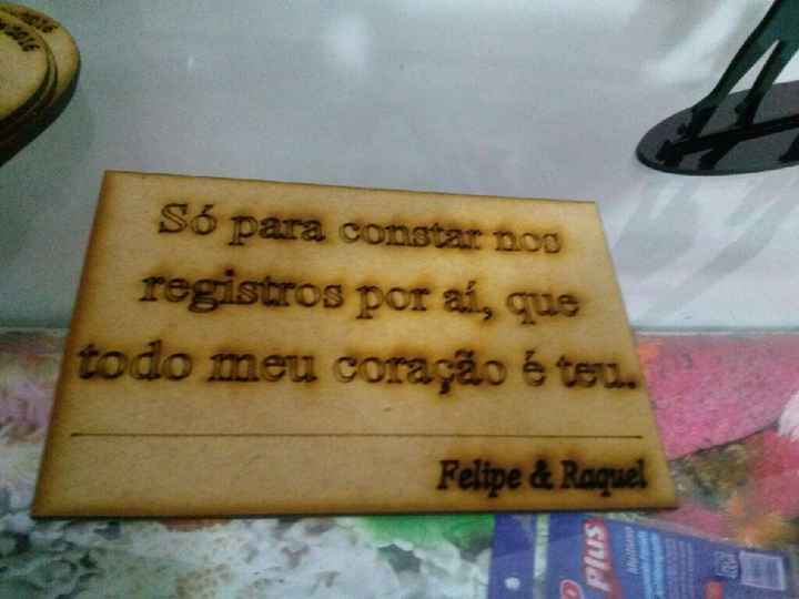 Deixe seu recado aos noivos - 1