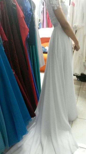 Primeira prova do vestido - 2