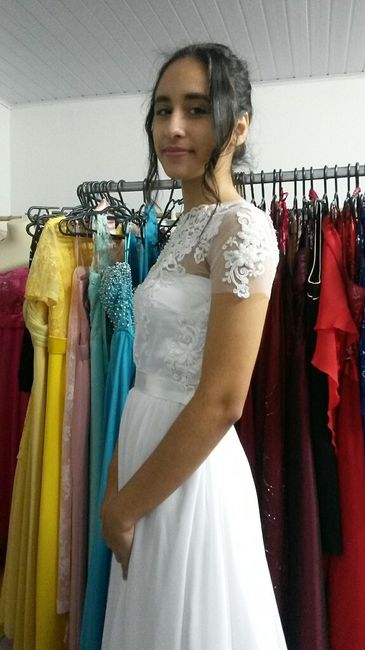 Primeira prova do vestido - 4