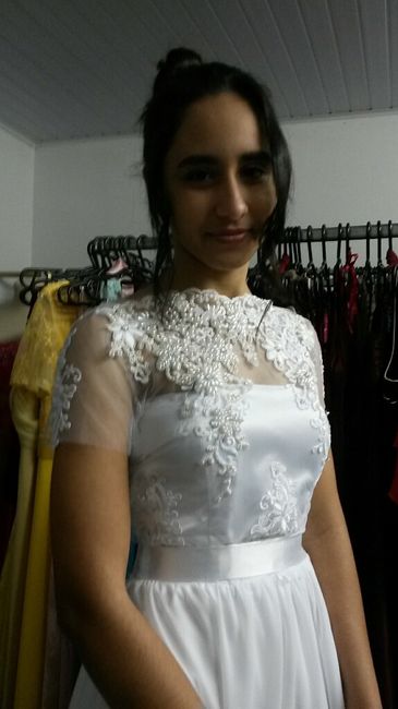 Primeira prova do vestido - 5