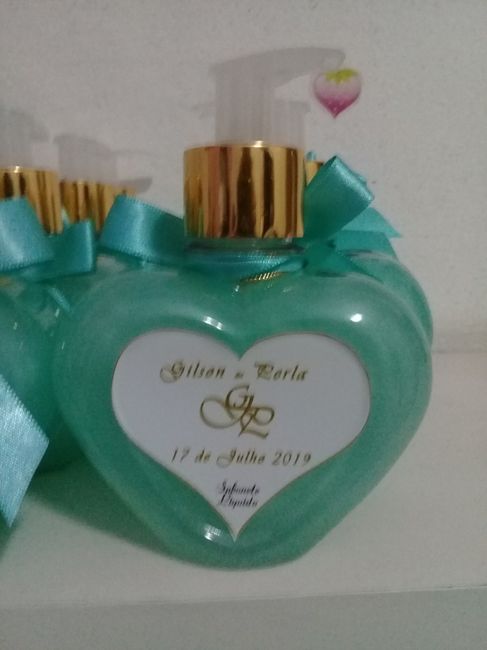 os sabonetes líquidos para as madrinhas
