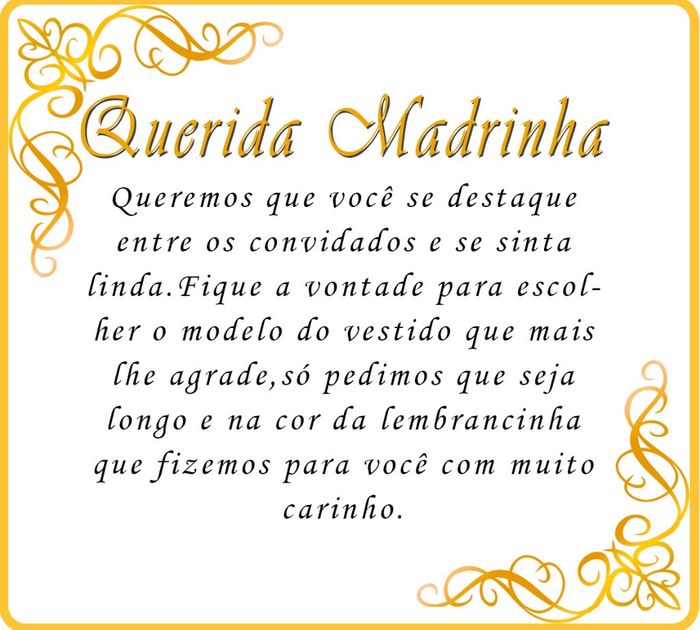 como ficou nosso manual de padrinhos