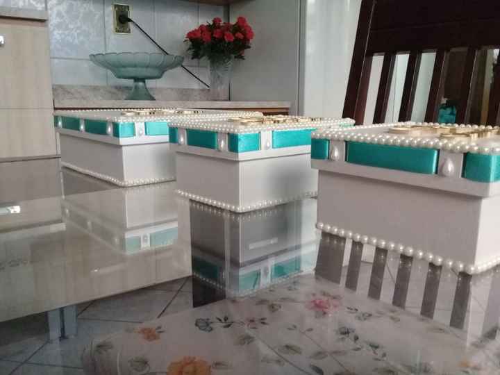uma pra casal outra para padrinho solteiro e outra madrinha solteira