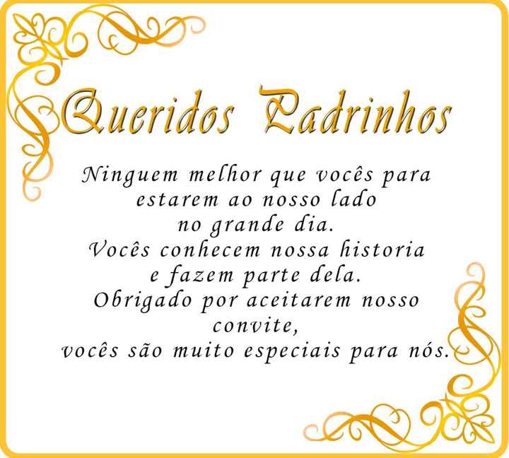 como ficou nosso manual de padrinhos
