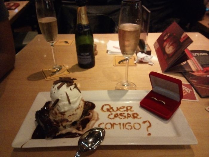 Onde foi o pedido de casamento? - 1