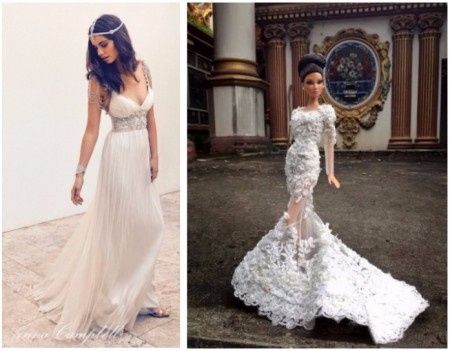 Vestido - mais parecido com o da modelo