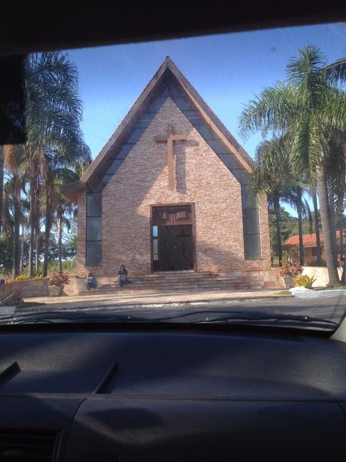 Parte de fora da Capela