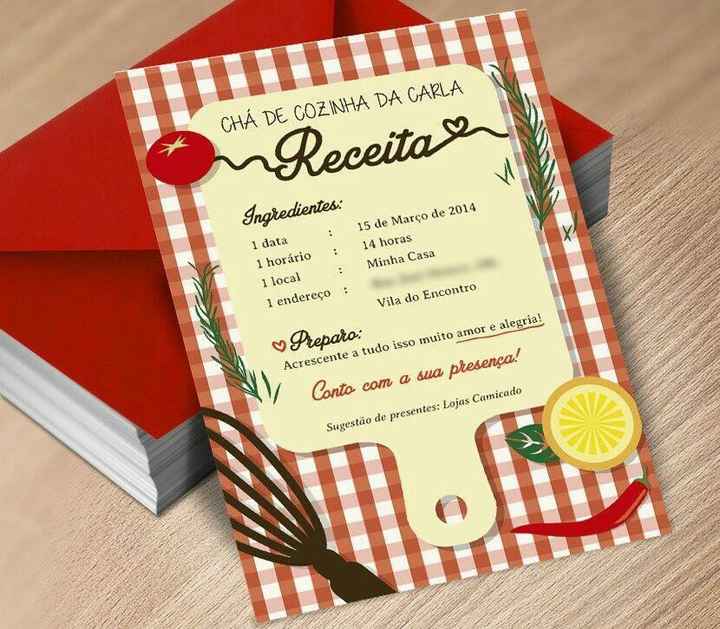 #ajuda... convite Chá de panela editavel - 1