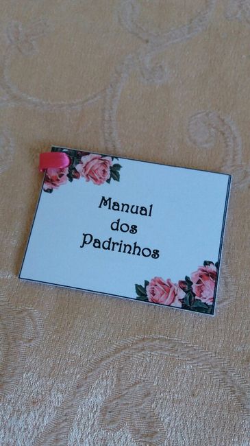 diy Manual dos Padrinhos - 2