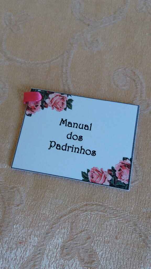 diy Manual dos Padrinhos - 2