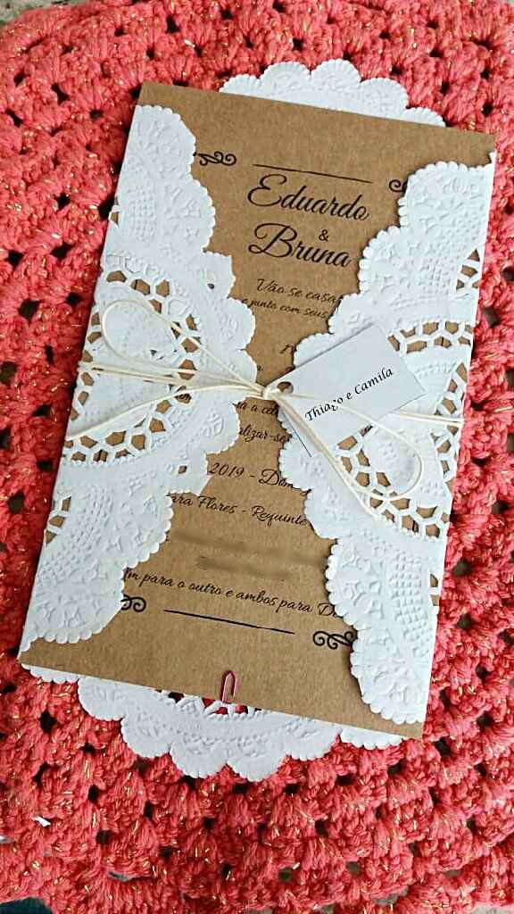 diy Convite de casamento - 1
