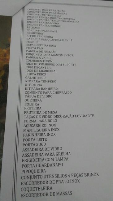 Lista de presentes - 3