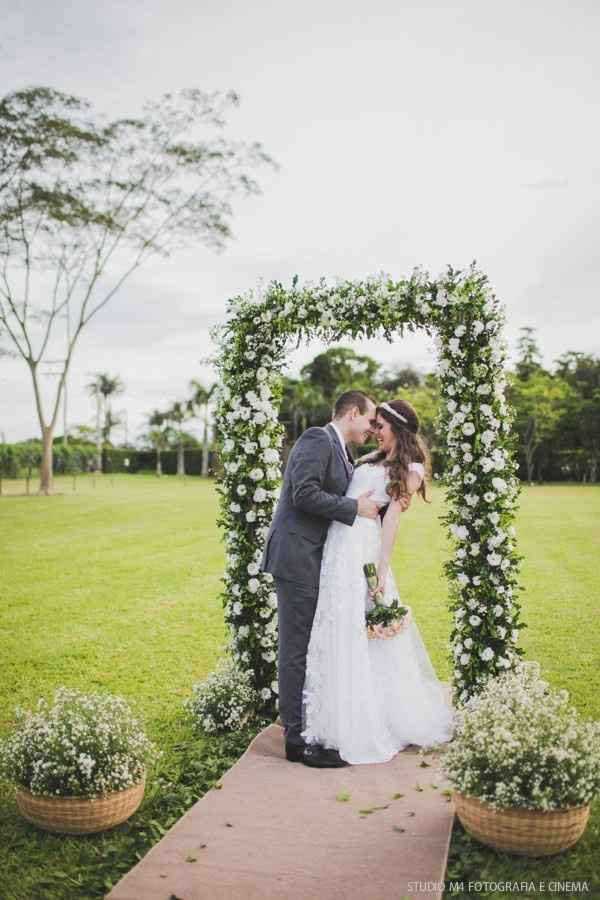 Inspiracao arco de flores