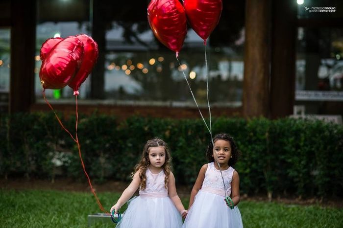 Inspiração Balao de coracao daminhas