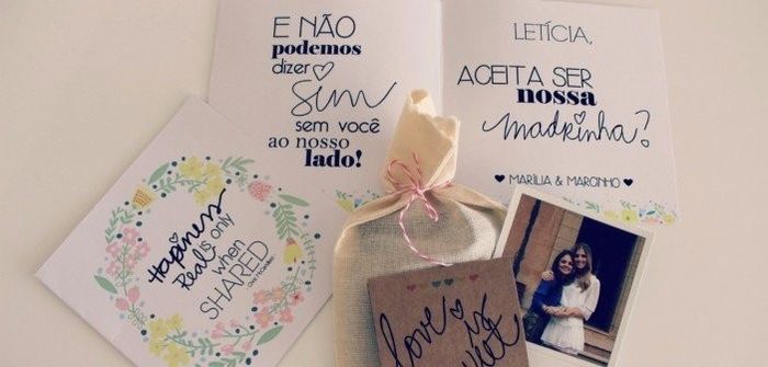Inspiração Convite madrinha