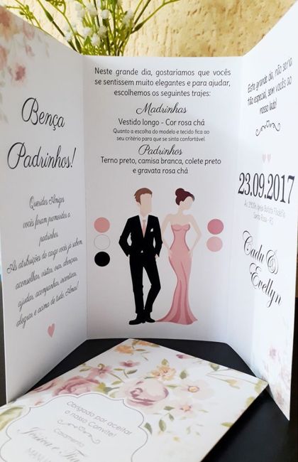 Convites para padrinhos - 2