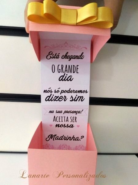 Convite de Padrinhos sem presente - 3