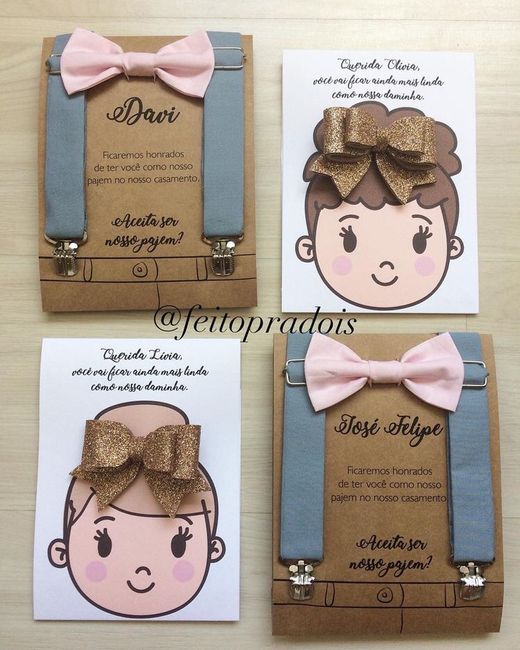 Lembrancinhas para Damas e Pajem - 3