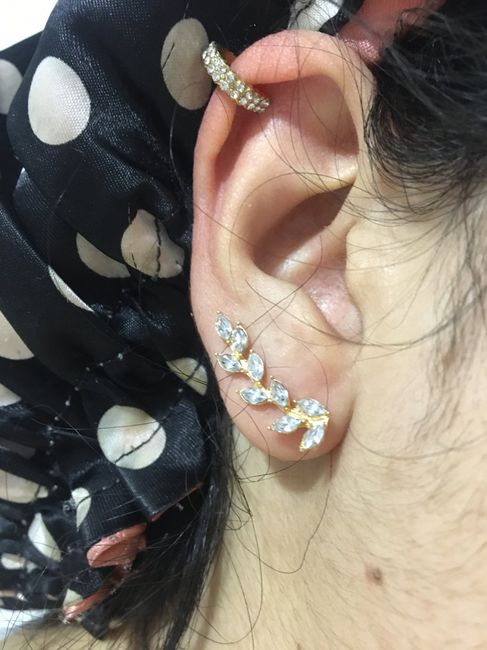 Minha grinalda e brincos da Shein 👰🏻‍♀️ 3