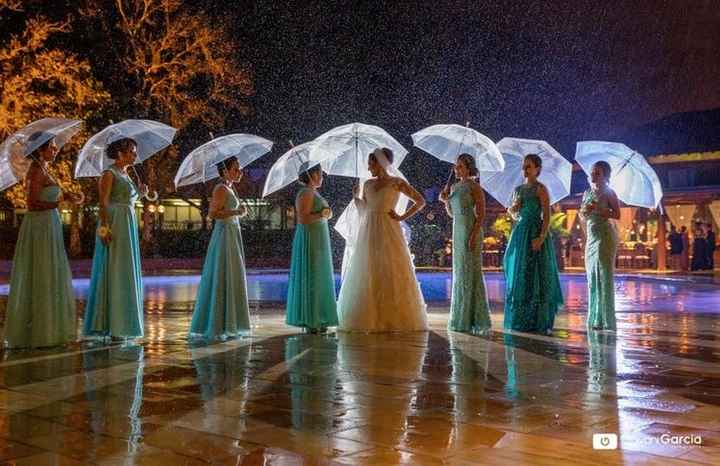 Casamento ao ar livre com esse tempo de chuva - 2