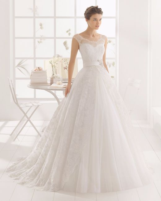 Vestido corte princesa