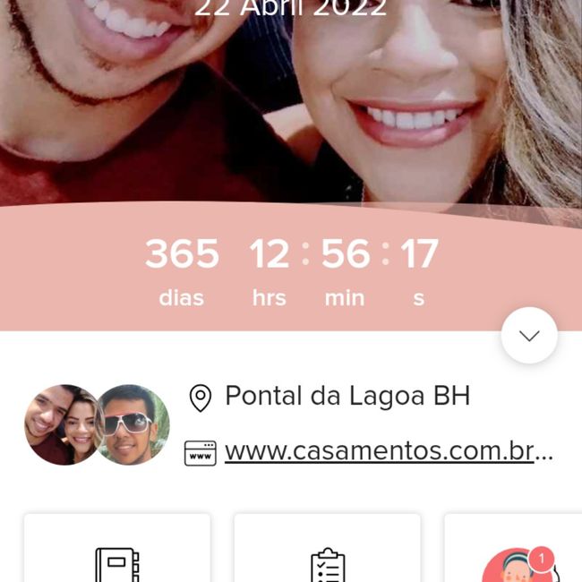 Contador 1 ano exatamente hoje. - 1