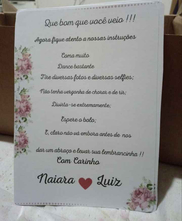 Recadinho de mesa - 1