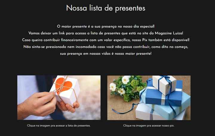 Lista de Presentes - 1