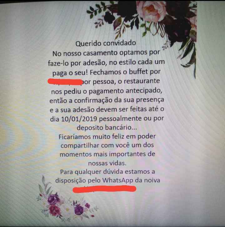 Convite do casamento por adesão! - 1