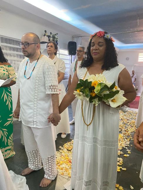 2/3 Casei na umbanda😍😍🥂💐 7