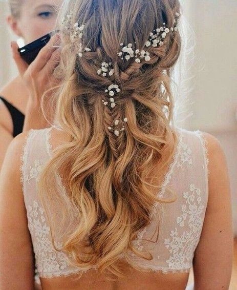 Tenho o cabelo longo e liso. Farei nesse estilo da foto, porém com tiara!