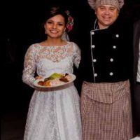Eu comi muito bem no meu casamento!