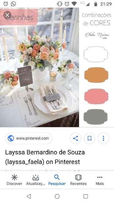 Cores do casamento - 1