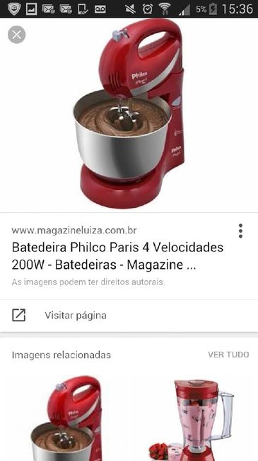 Cozinha vermelha,branca e inox - 1