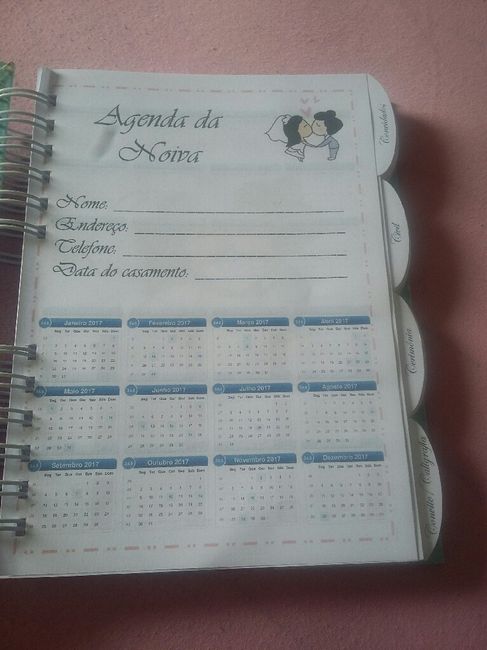  Agenda da noiva - 2