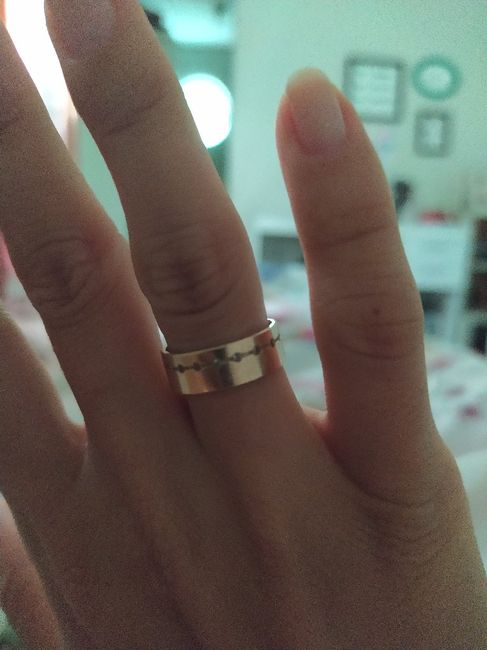 Como é sua aliança de casamento? 9