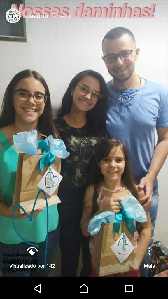 Convite madrinhas e padrinhos - 1