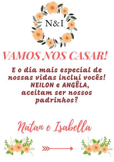 Convite casamento - 1