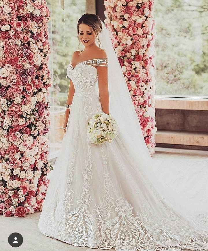Poste a sua foto inspiração do tipo de vestido de noiva que você procura 😍 - 4