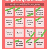 Bingo da quarentena: quem se atreve? #NoivasEmCasa - 1