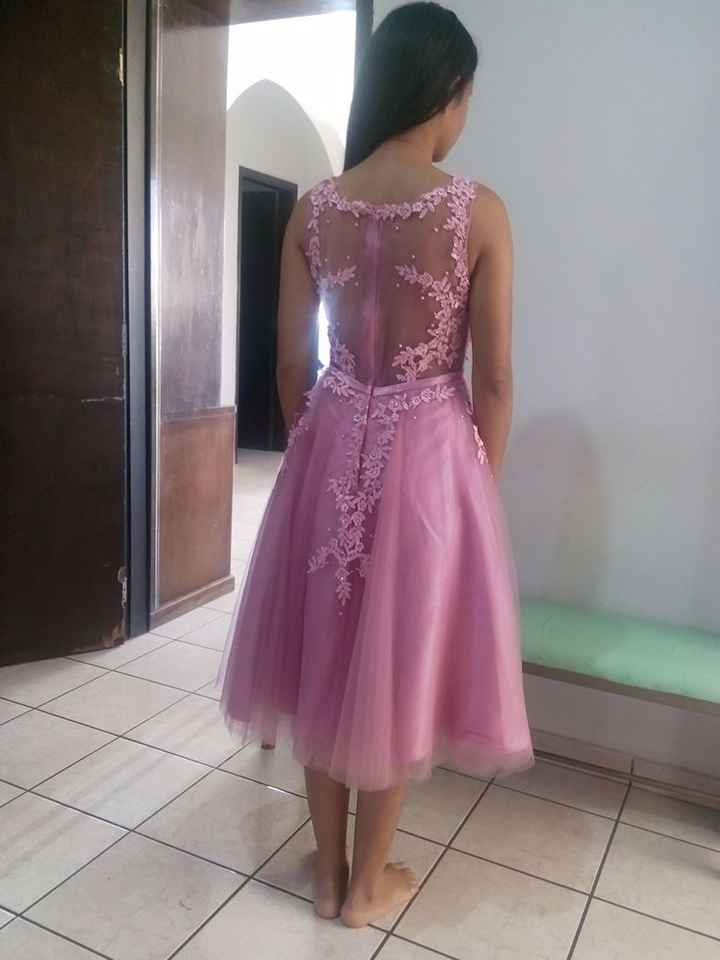Costas do vestido