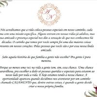 Primeira parte do convite ia colado na tampa da caixa