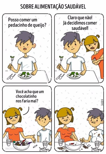 Situações comuns na vida de um casal. 5
