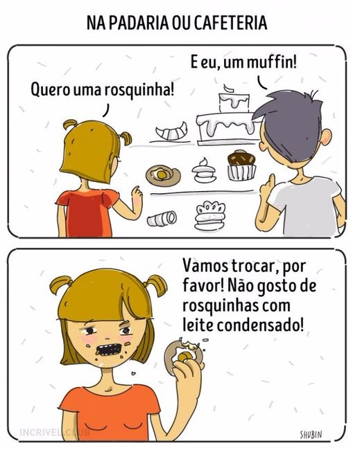 Situações comuns na vida de um casal. 12
